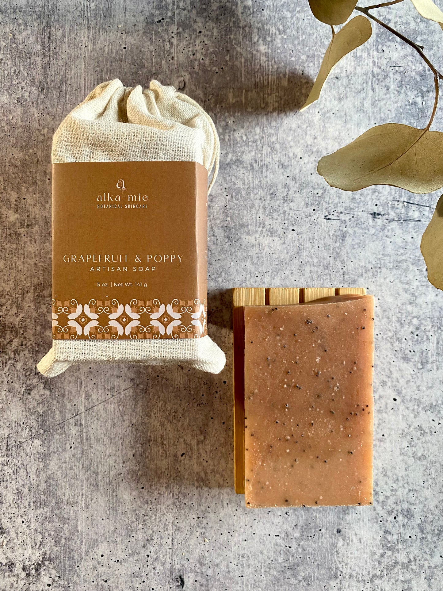 Grapefruit & Poppy Artisan Soap