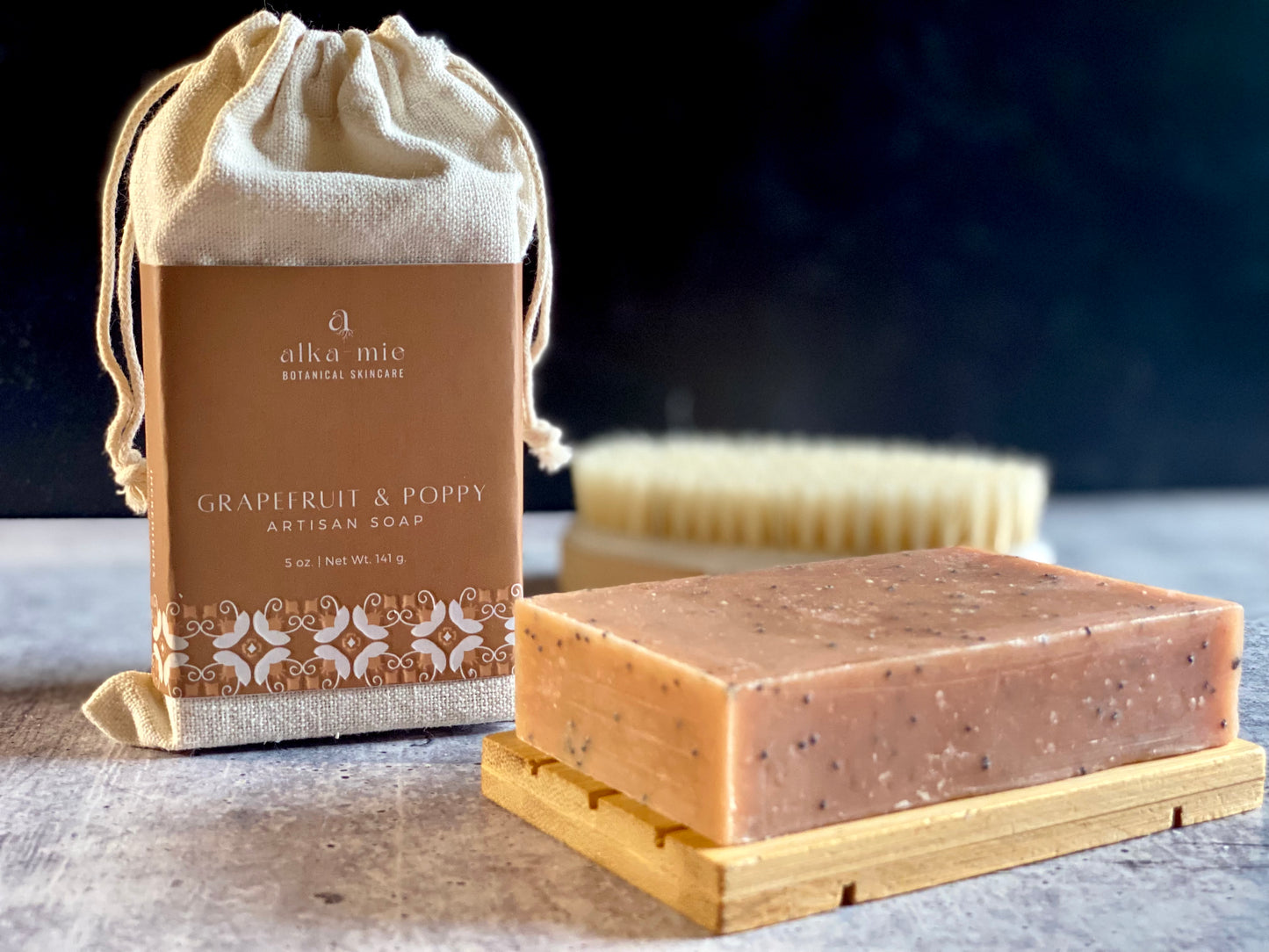 Grapefruit & Poppy Artisan Soap