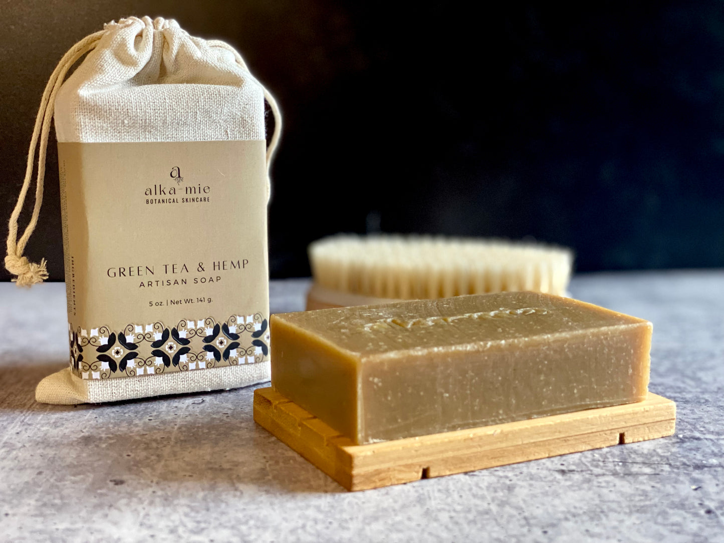 Green Tea & Hemp Artisan Soap