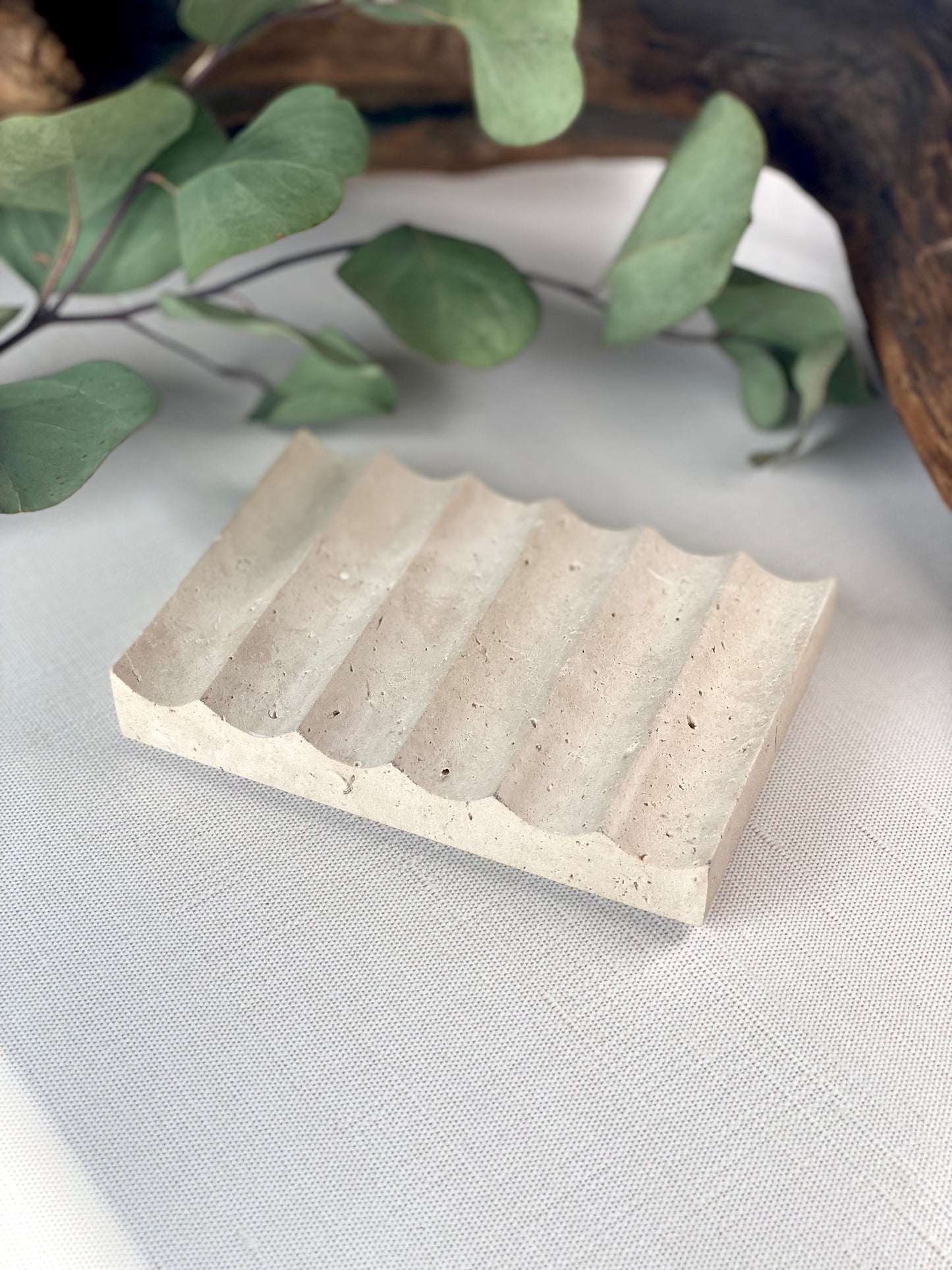 Travertine Soap Dish