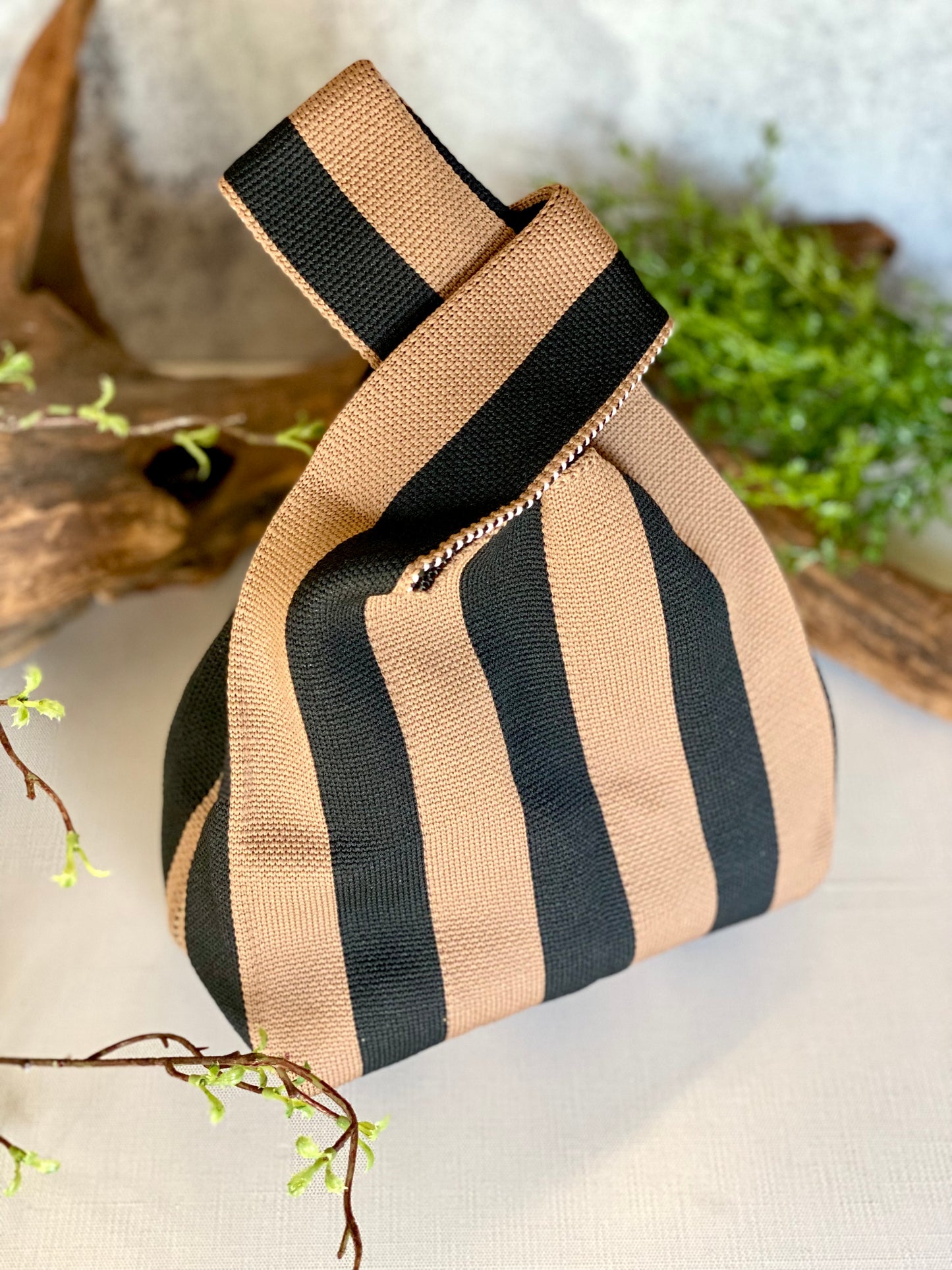 Knit Cosmetic Tote/Wristlet