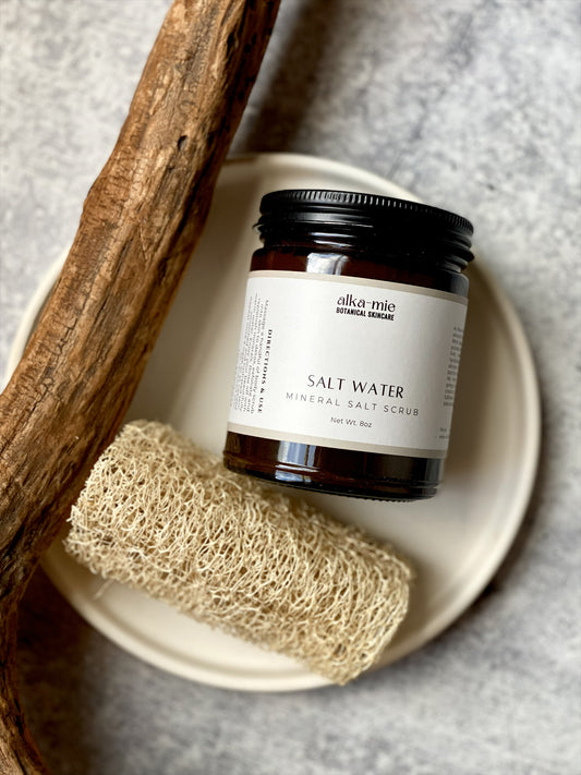 Salt Water Mineral Salt Scrub